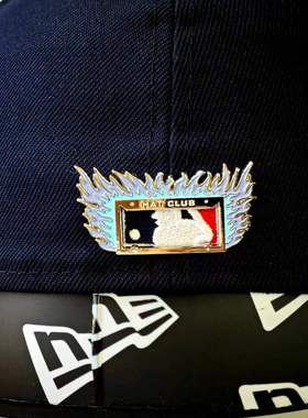 官网正品 Hat Club MLB边框徽章 帽子徽章 胸针 MLB Border Pin