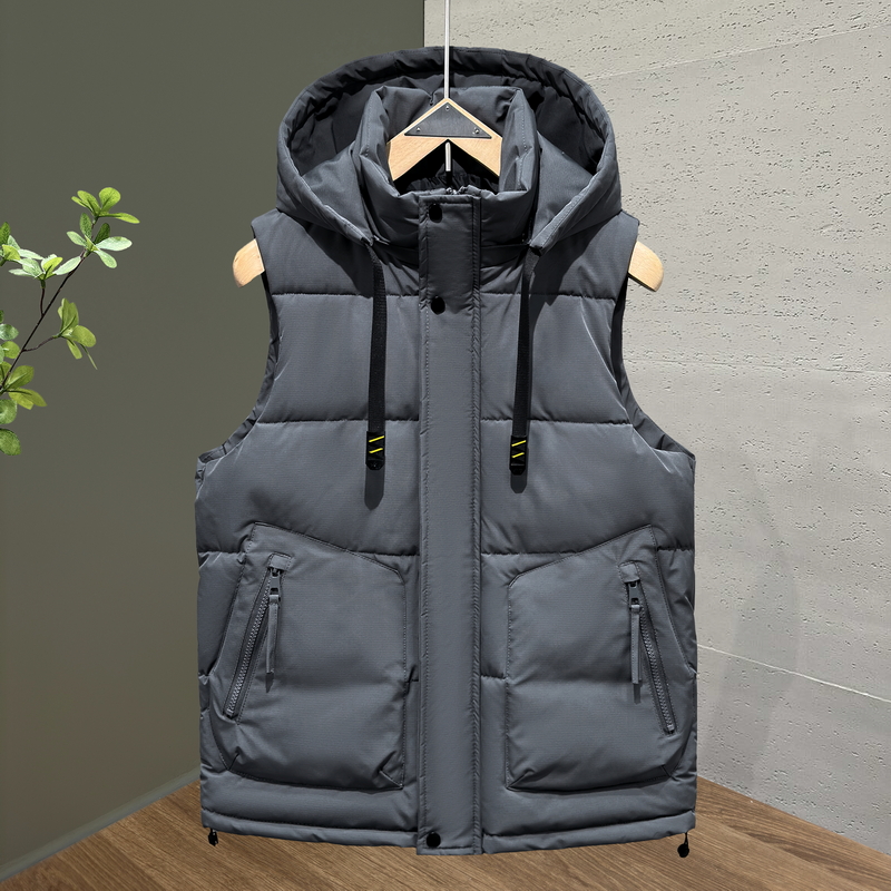 2025年新款工装加厚保暖马甲男