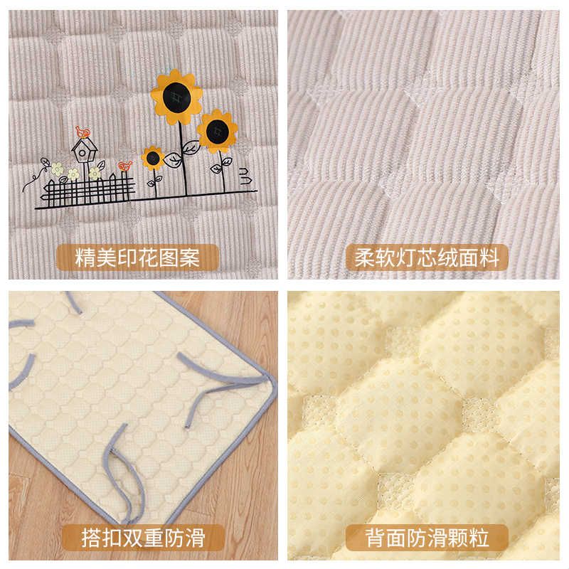 摇摇椅垫家用靠背一体躺椅坐垫办公室午休垫子折叠椅子摇椅套罩图片
