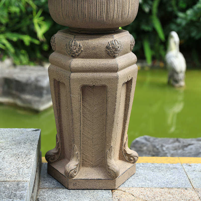 汉韵堂阳台花园庭院花架摆件户外园林布置中式装饰石墩造景室内大