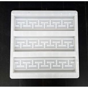 水泥中式回文线塑料模具仿古砖雕线条模板外墙装饰墙砖摸具磨具