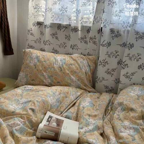 帕里特PaliTe单品纯棉枕套单只装枕芯内胆套枕头皮单个48x74cm枕
