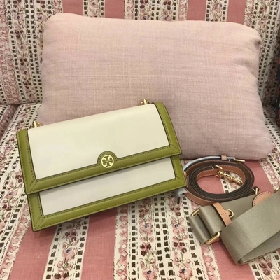 Toryburch老花风琴休闲斜挎包