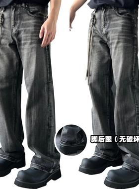 【神牛无破坏版】甄枚前Demna Flared直筒cleanfit洗水显高牛仔裤