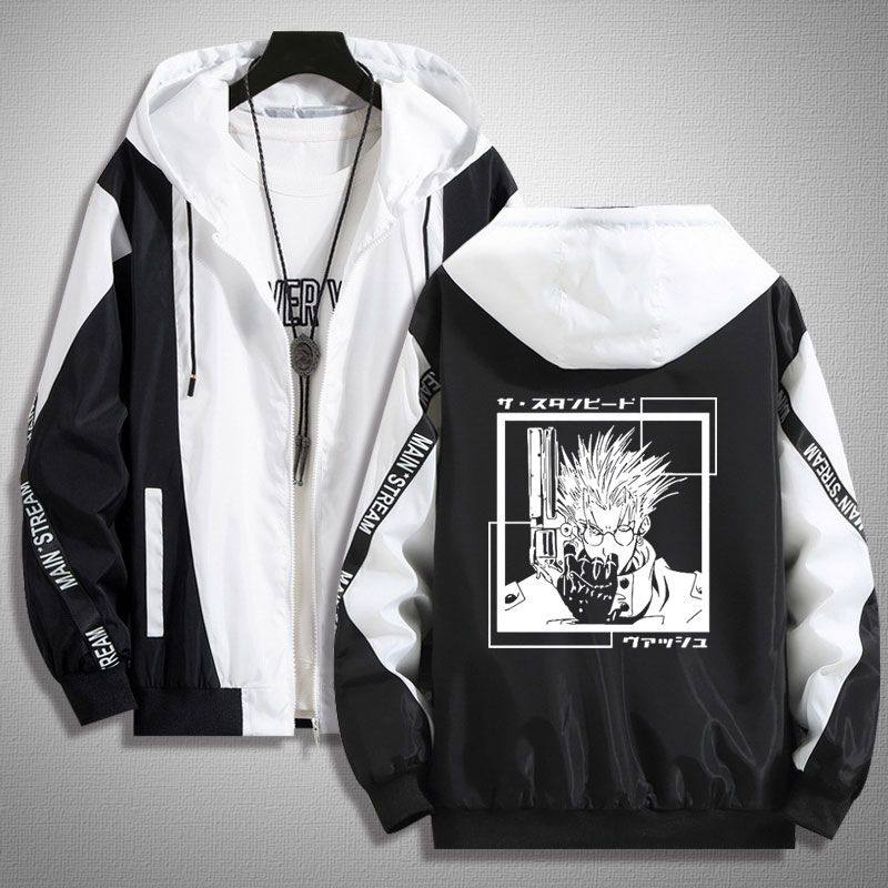 2024枪神Trigun夹克史丹比特Cos动漫周边休闲秋冬外套男女连帽卫