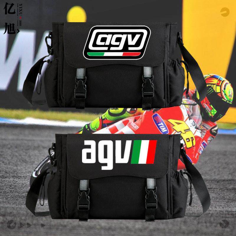 2024龙年VR46罗西摩托车AGV头盔周边中小学生时尚单肩包男女同款