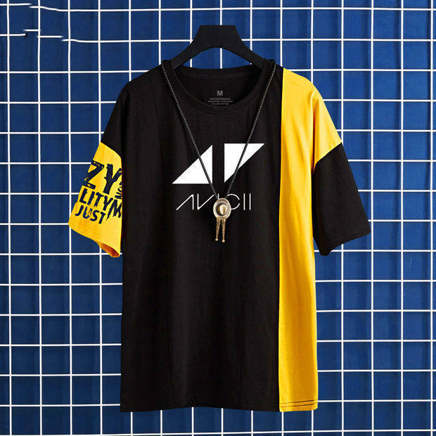 2024B百大DJ瑞典A神艾维奇 Avicii TRUE纪念衣服圆领短袖T恤夏季