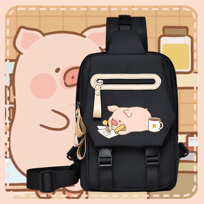 26新品LU猪卡通粉红小猪