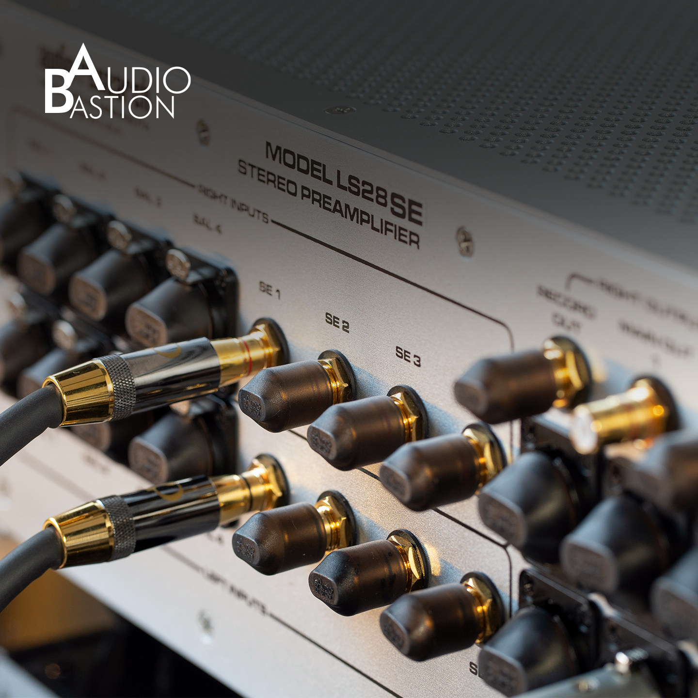 防尘帽平衡卡农XLR莲花RCA屏蔽信号插头AudioBastion音频线保护套