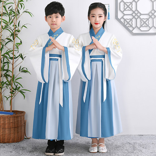 古装夏季薄款男童国学服