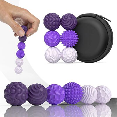 4/6/8/12pcs Magnetic Sensory Fidget Ball Toy, Attracting