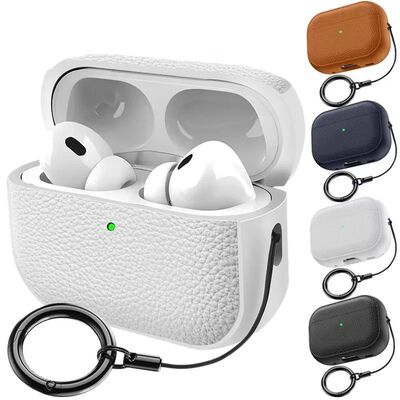 TPU Leather Case For AirPods 4 3 2 1 Earphones Protective