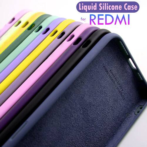 Liquid Silicone Phone Case for Xiaomi Redmi Note 5 6 7 8 8T
