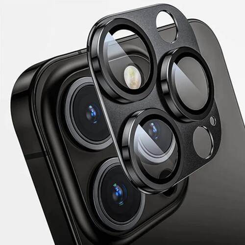 Metal Camera Lens Glass Protector for IPhone 14 13 15 Pro