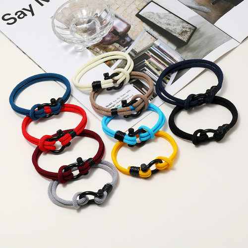 New 2023 High Quality Safty Buckle Bracelets Men Women Charm