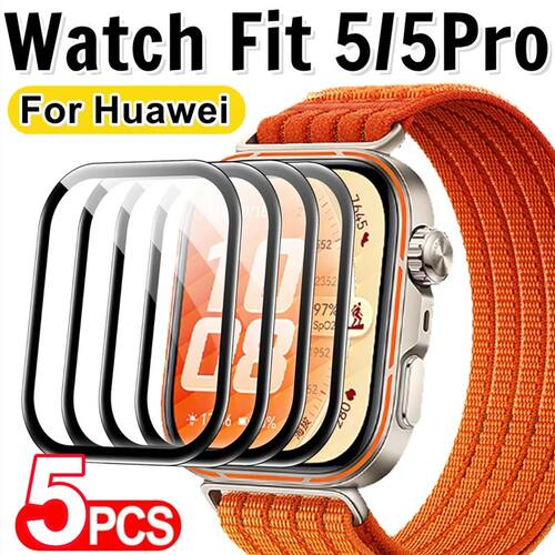 1/5Pcs Screen Protector for Huawei Watch Fit 5 Pro 5Pro 3D