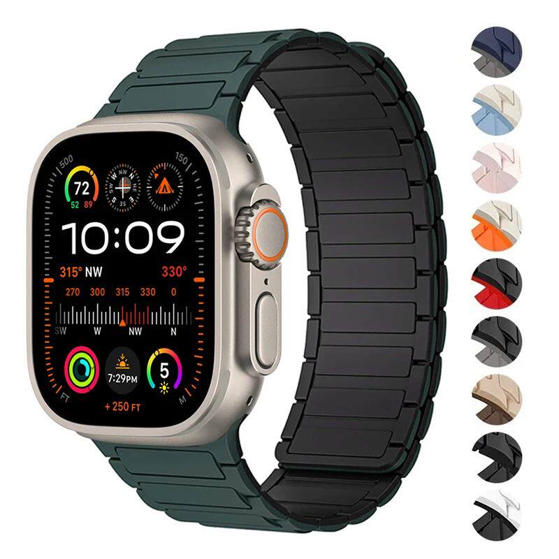 Magnetic Strap For Apple Watch Ultra 2 49mm 44mm 45mm 38mm