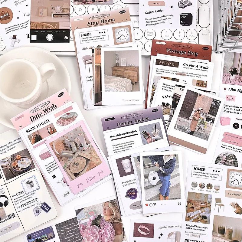 Sticker Scrapbooking Decorative Vintage Stationery