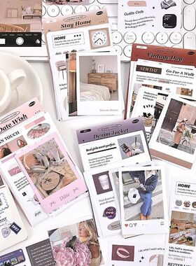 Sticker Scrapbooking Decorative Vintage Stationery