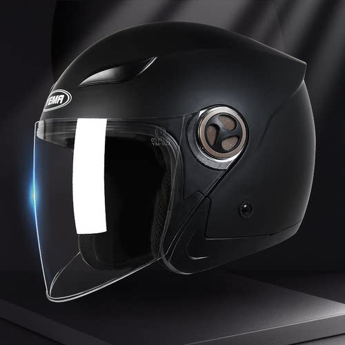 野马啊哈半盔四季通用大头围设计