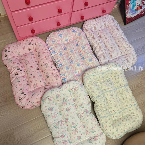 手工狗窝防水猫窝防尿好清洗不易粘毛可水洗耐磨宠物睡垫趴趴窝