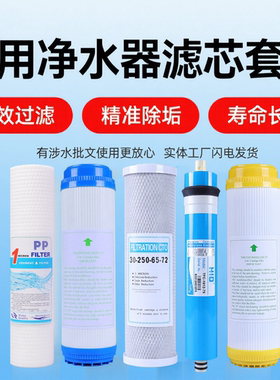 适配艾淳净水器滤芯ACJSQ-RO-100加热一体机反渗透直饮纯水机套装