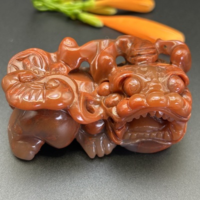 天然云南黄龙玉貔貅手玩招财貔貅金沙霸王貔貅手把件玉石貔貅正品