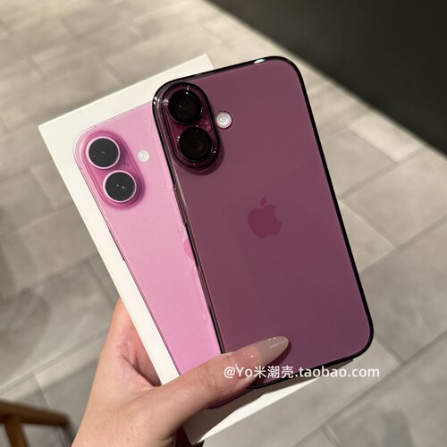 高透PC自带镜头膜适用于iPhone16手机壳超薄新款苹果plus全包保护套15promax简约高级14PM裸机手感13男女12硬