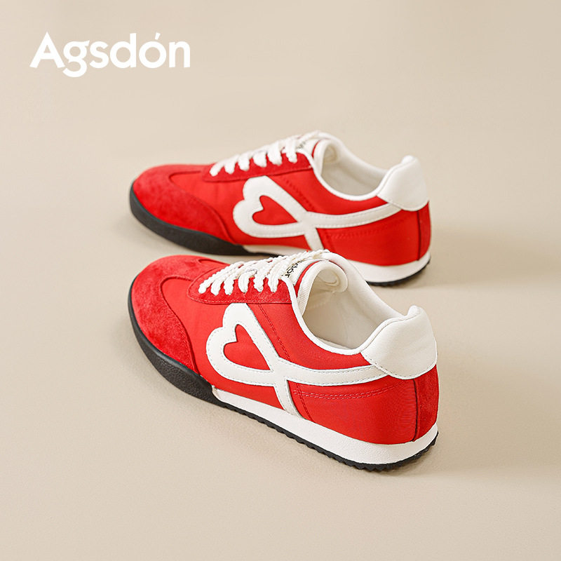 奥古狮登正品红色德训鞋女2026新款夏季厚底芭蕾阿甘华夫鞋休闲运,女鞋,德训鞋,淘宝优惠券,粉丝福利购,淘宝优惠卷