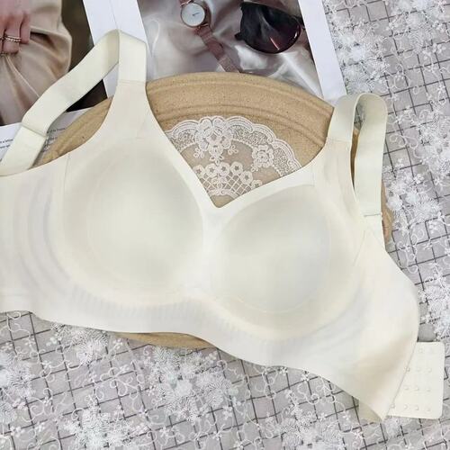 女隐形无痕内衣聚拢提拉收副乳薄款透气美背文胸825