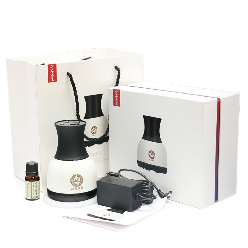 艾灸能量揉腹按摩砭石温灸仪