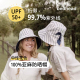 澳洲Bedhead中性亚麻亲子防晒帽UPF50 百搭条纹格子户外强遮阳帽
