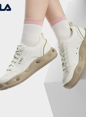 FILA 斐乐官方女鞋COOKIES复古帆布鞋2025夏新款曲奇鞋时尚休闲鞋