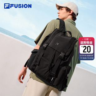 FILA FUSION斐乐官方包包情侣款背包2026夏季新款双肩包男子书包