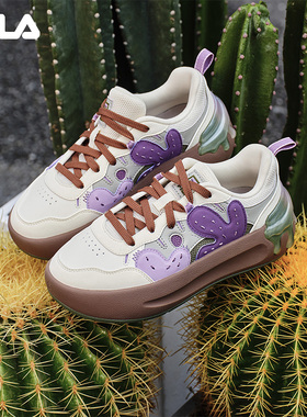 FILA 斐乐官方女鞋CACTI 摩登板鞋2025冬季新款仙掌鞋时尚休闲鞋