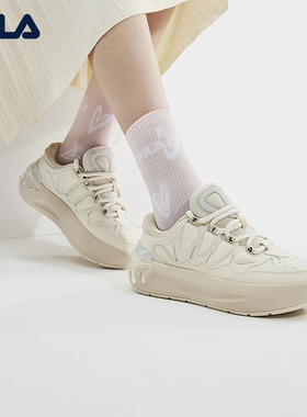 FILA 斐乐官方女鞋CARROT摩登板鞋2025萝卜鞋休闲运动时尚鞋复古