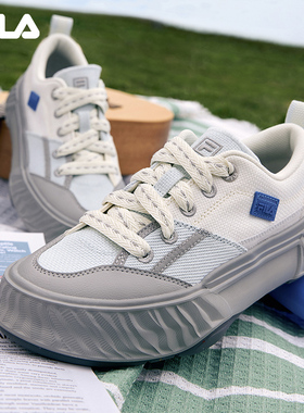 FILA 斐乐官方女鞋FOSSO复古帆布鞋2025秋季川行鞋出游休闲鞋