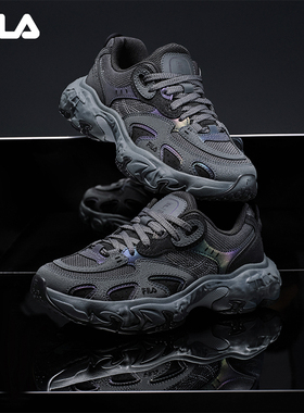 FILA 斐乐官方女鞋TORNADO摩登运动鞋2025冬新款飓风鞋休闲老爹鞋