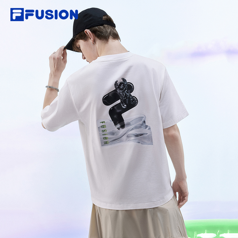 FILAFUSION斐乐情侣短袖T