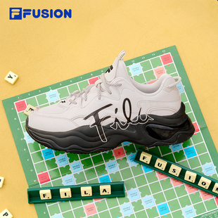 FUSION斐乐潮牌女鞋 休闲鞋 BUBBLE厚底潮鞋 泡泡鞋 2025秋新款 FILA