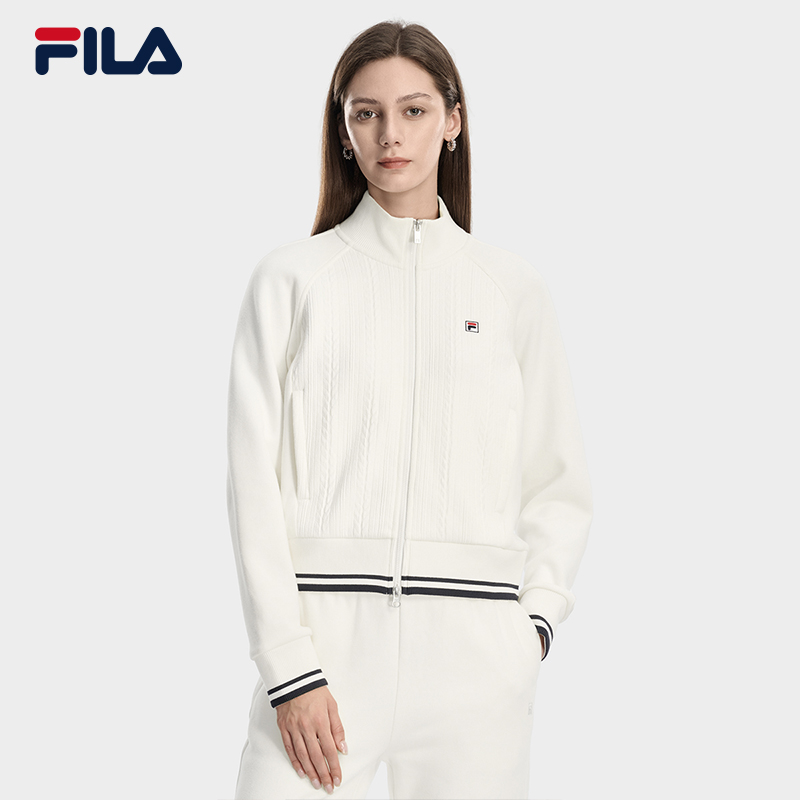 FILA斐乐女士针织长袖外套