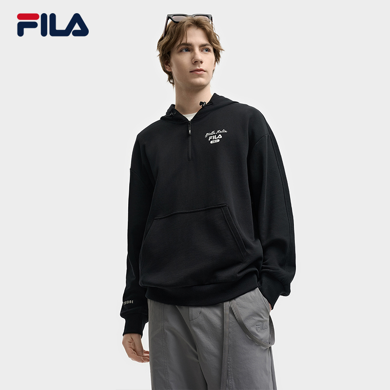 FILA斐乐男士针织连帽上衣