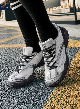 FILA 斐乐官方女鞋ECHAPPE 2复古运动鞋2025年秋季跳跳鞋休闲鞋