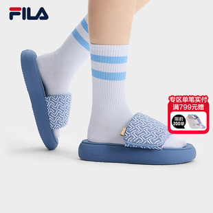 FILA 斐乐官方女鞋DONUT 1S摩登拖鞋2025夏季新款甜甜圈1S休闲鞋