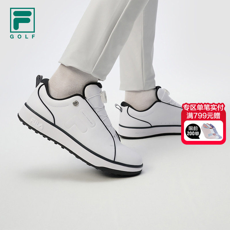 FILA 斐乐官方男鞋GF 1911 Trainer软钉高球鞋2024冬季新款综训鞋
