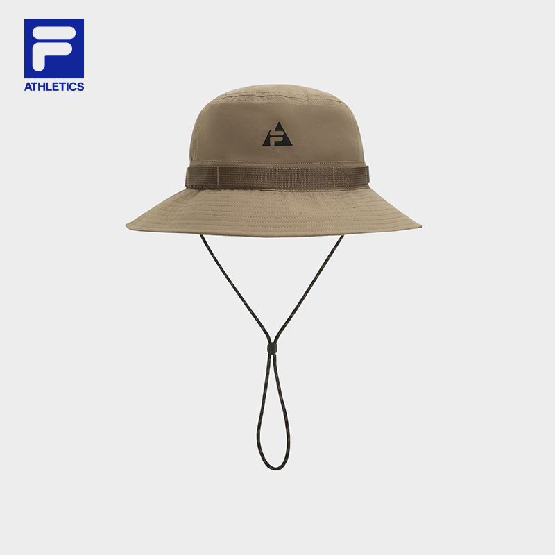 FILA 斐乐官方男帽圆帽2025冬新款户外运动帽子休闲遮阳帽渔夫帽