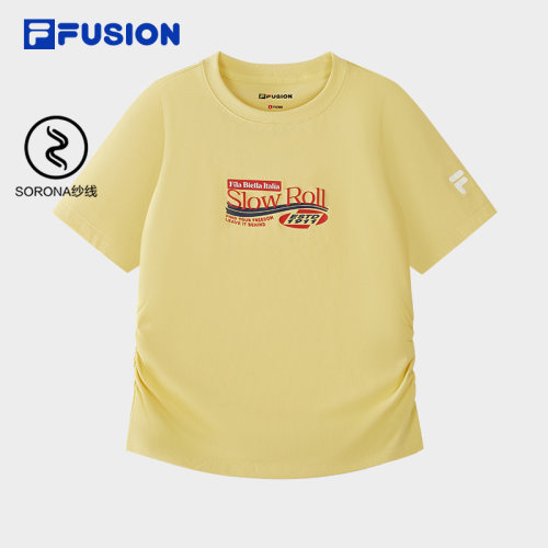 FILAFUSION斐乐潮牌针织短袖衫