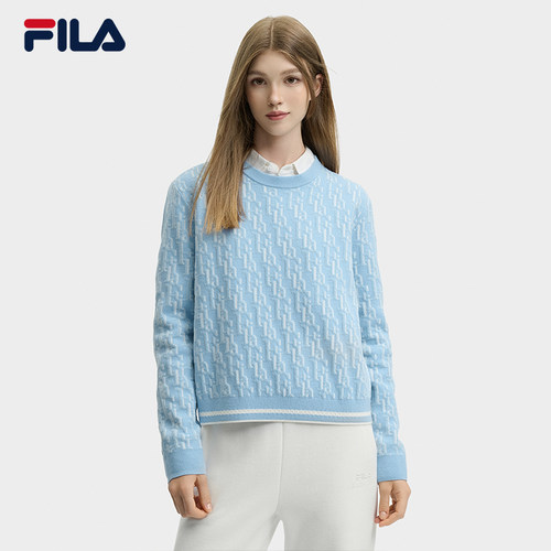 FILA斐乐女子休闲编织衫