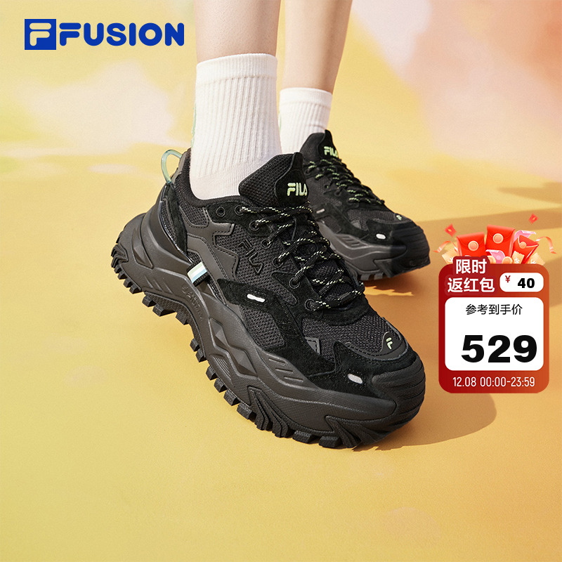 春季增高硬糖鞋斐乐潮牌老爹鞋