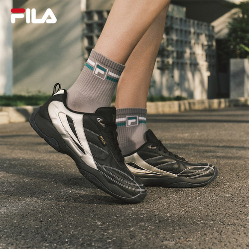 FILA 斐乐官方男鞋FOUNTAIN摩登运动鞋2025秋季新款飞泉鞋薄底鞋